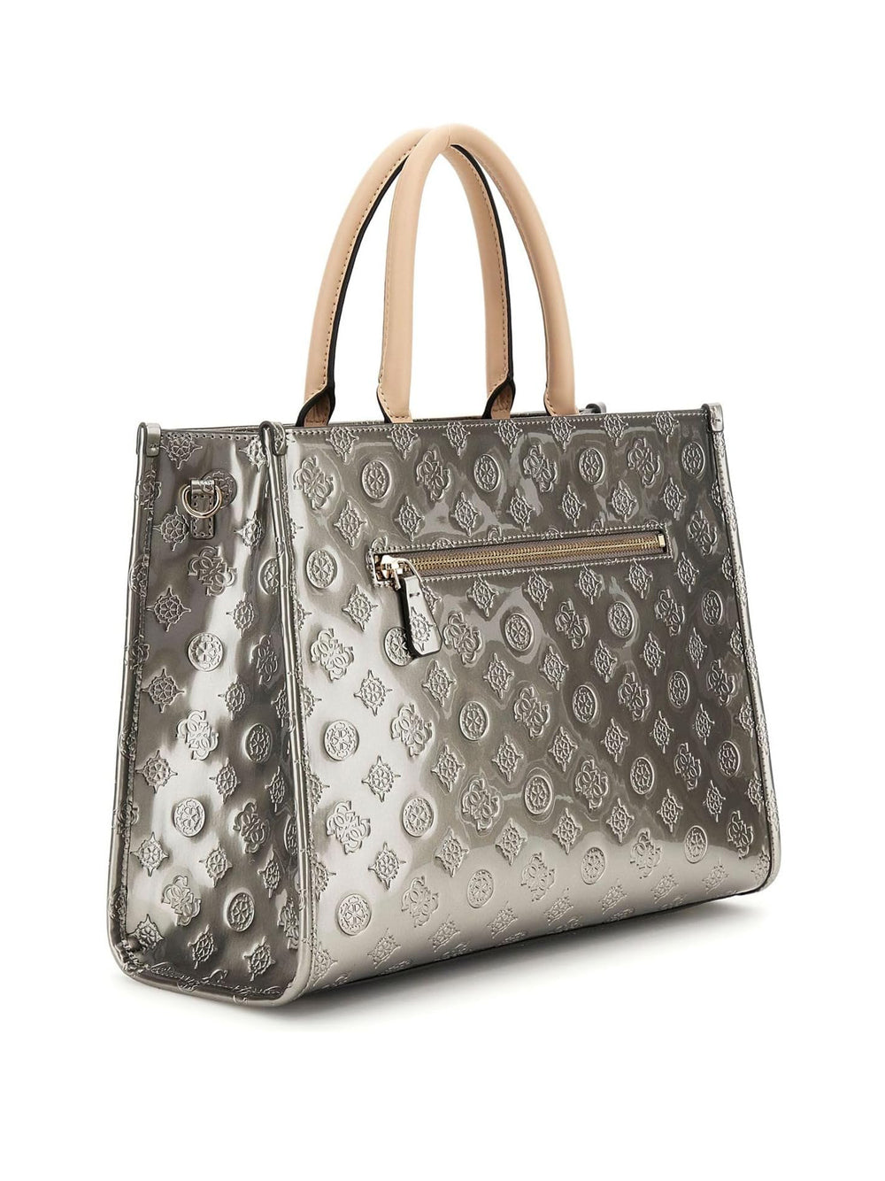 GUESS Borsa a Spalla logato Donna - Pewter Logo modello HWTV9496220
