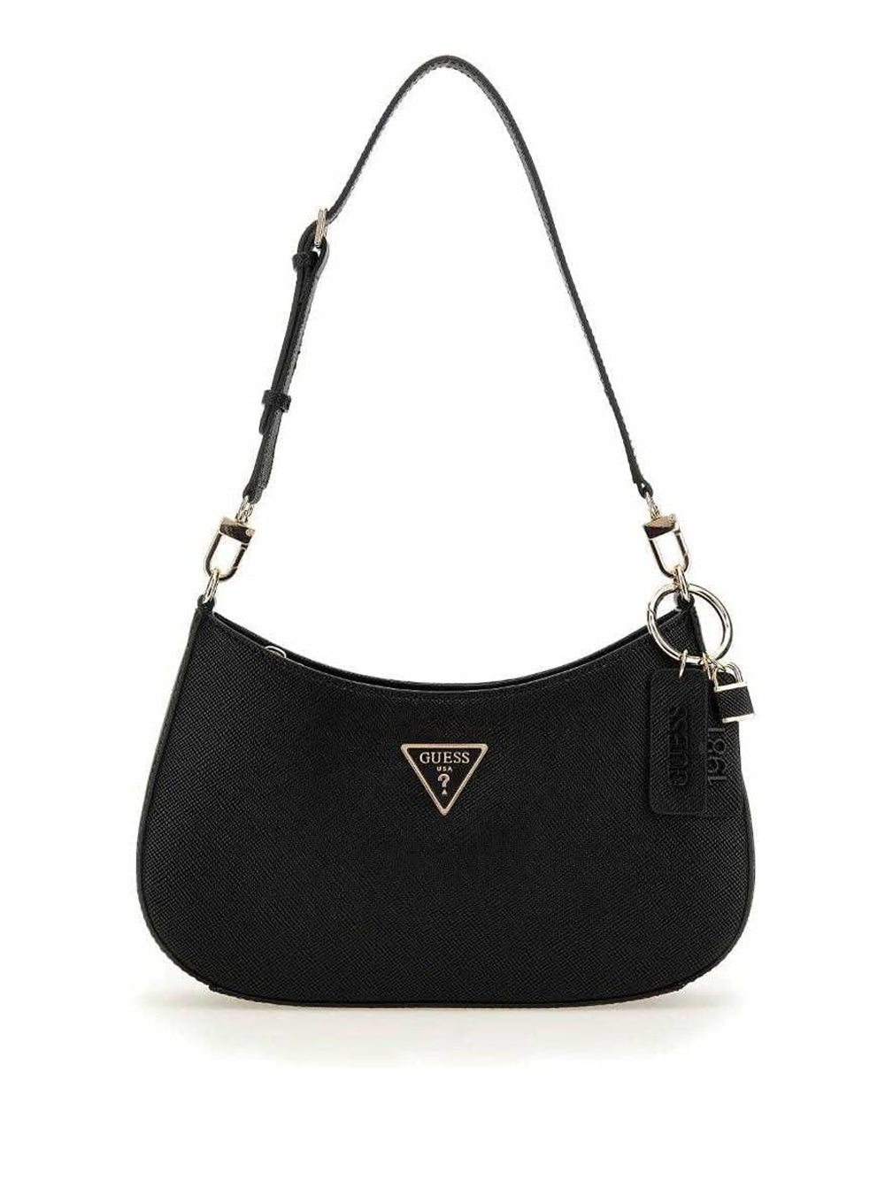 GUESS Borsa a Spalla Saffiano Donna - Nero modello HWZG7879180