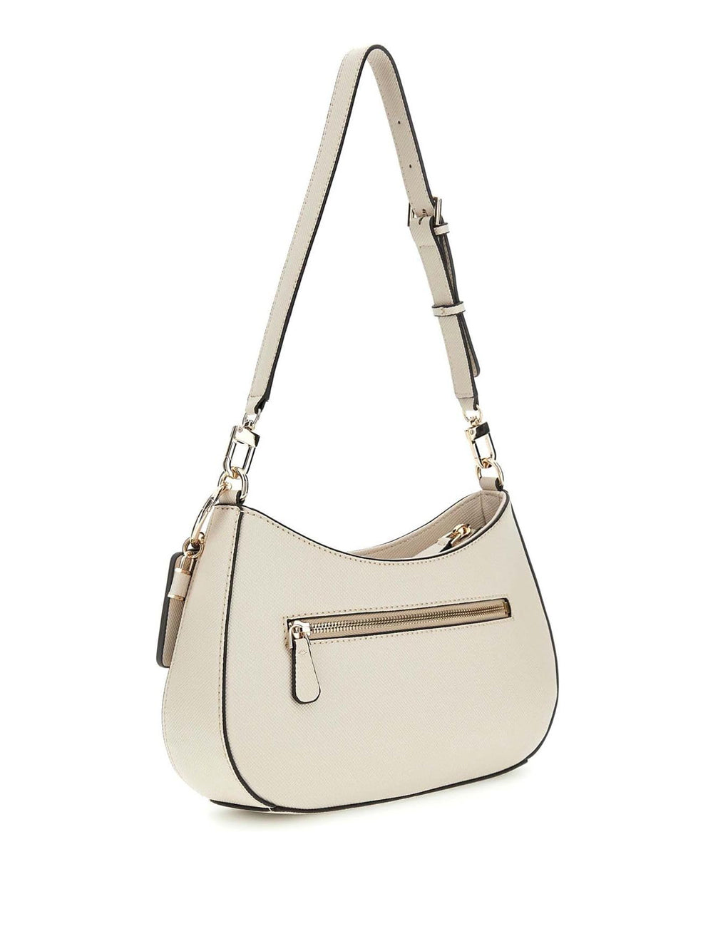 GUESS Borsa a Spalla Saffiano Donna - Beige modello HWZG7879180