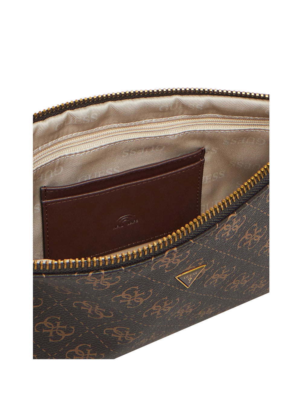 GUESS Borsa a Mano empty pocket pochette Uomo - Marrone modello PMHULOP5238