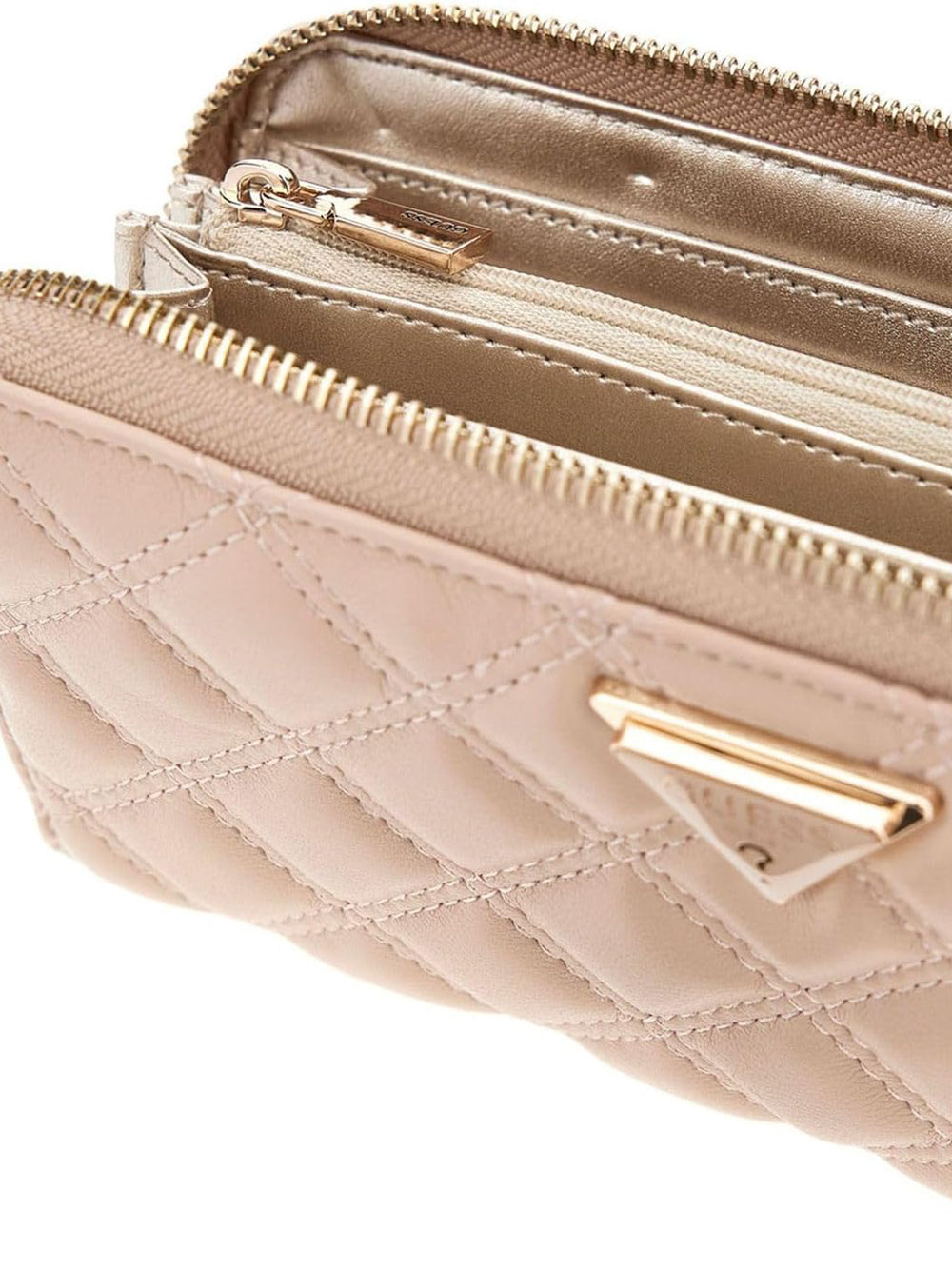 GUESS Portafoglio Trapuntata Donna - Light Beige modello SWQG8748146