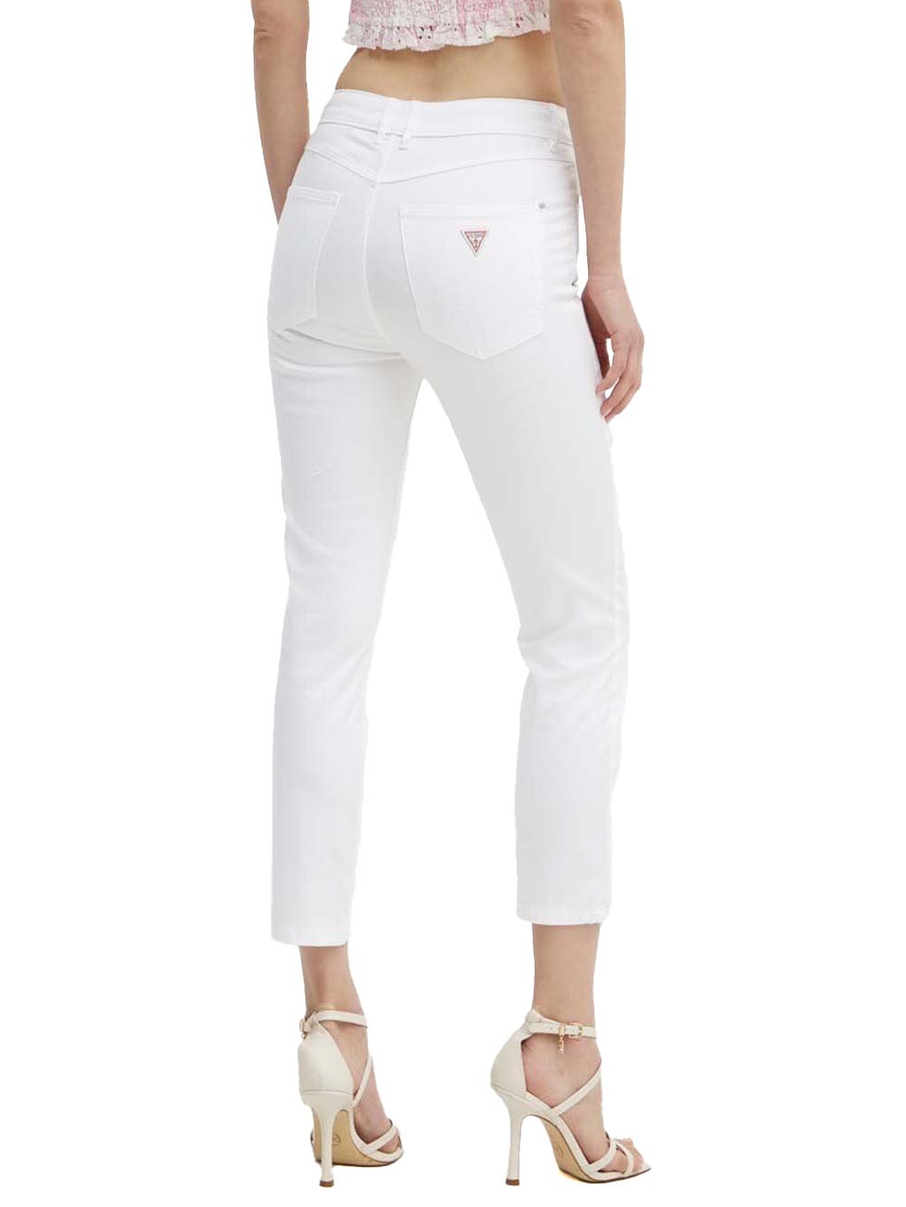GUESS Pantalone Donna - Bianco modello W5GA91W93CM
