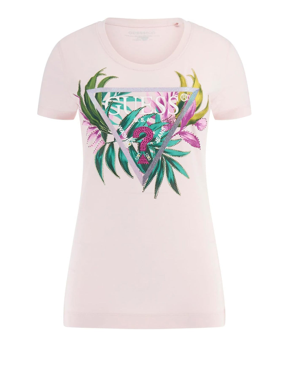 GUESS T-shirt Donna - Rosa modello W5GI07J1314