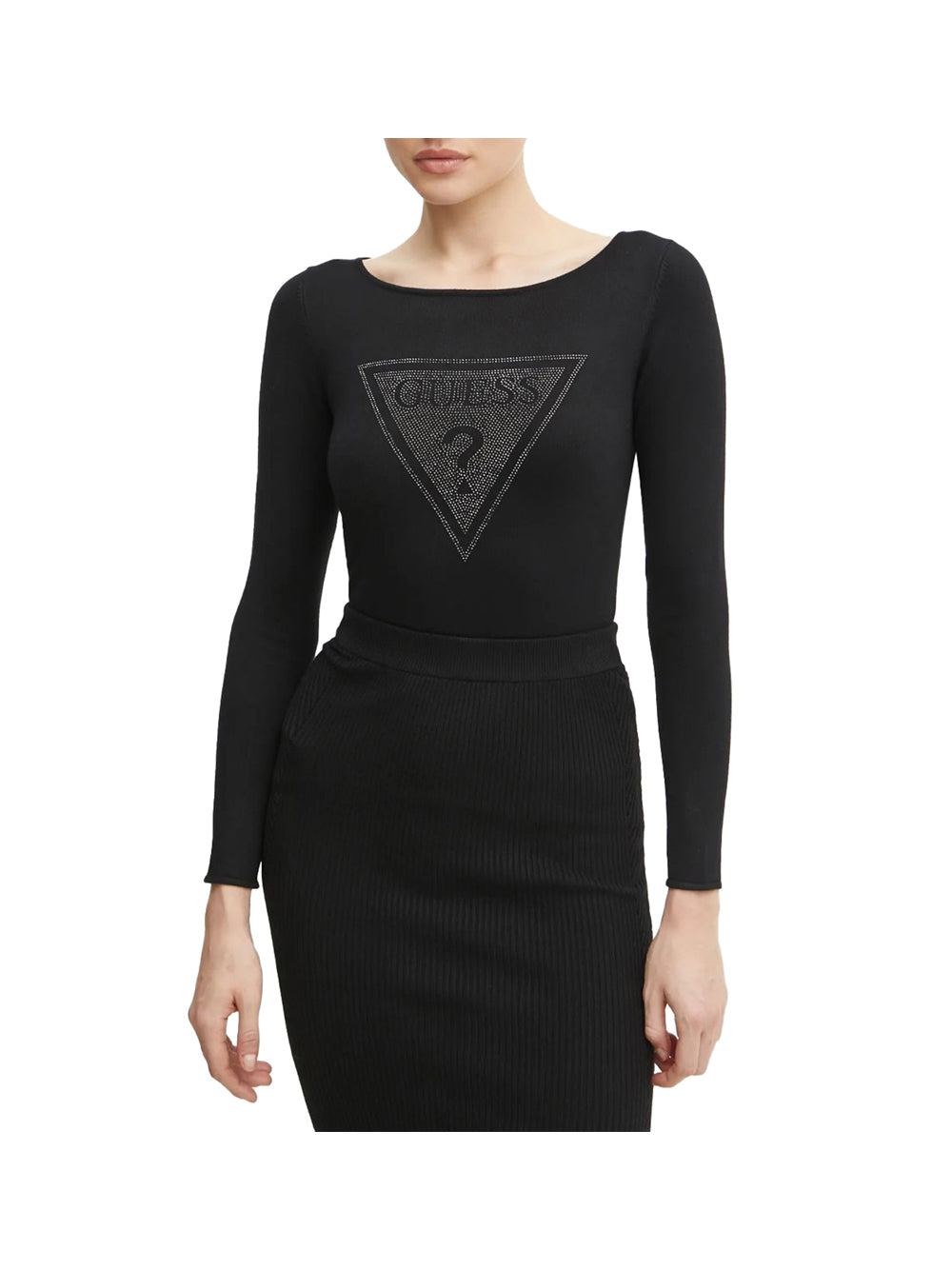 GUESS Maglia Donna - Nero modello W5RR01Z2YK2