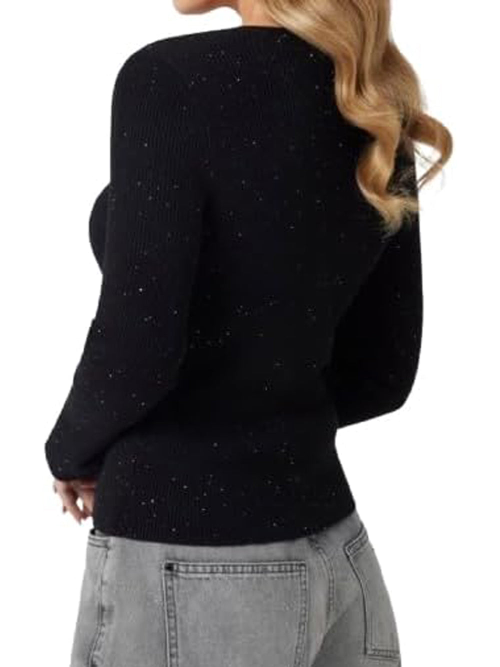 GUESS Cardigan Donna - Nero modello W5RR17Z34O0
