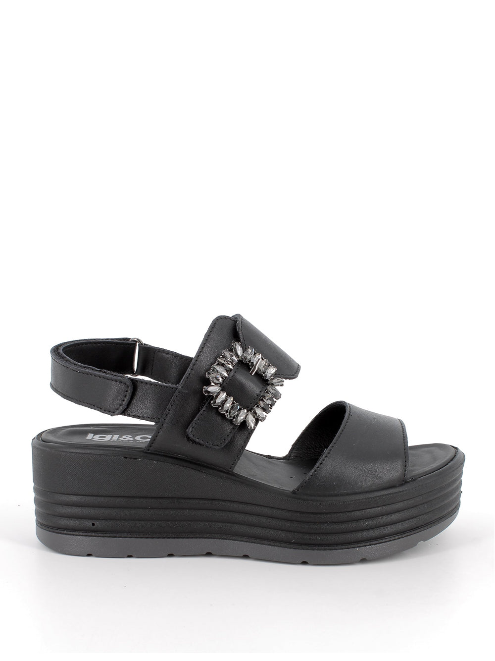 IGI&CO Sandali con zeppa Donna - Nero modello 7667300