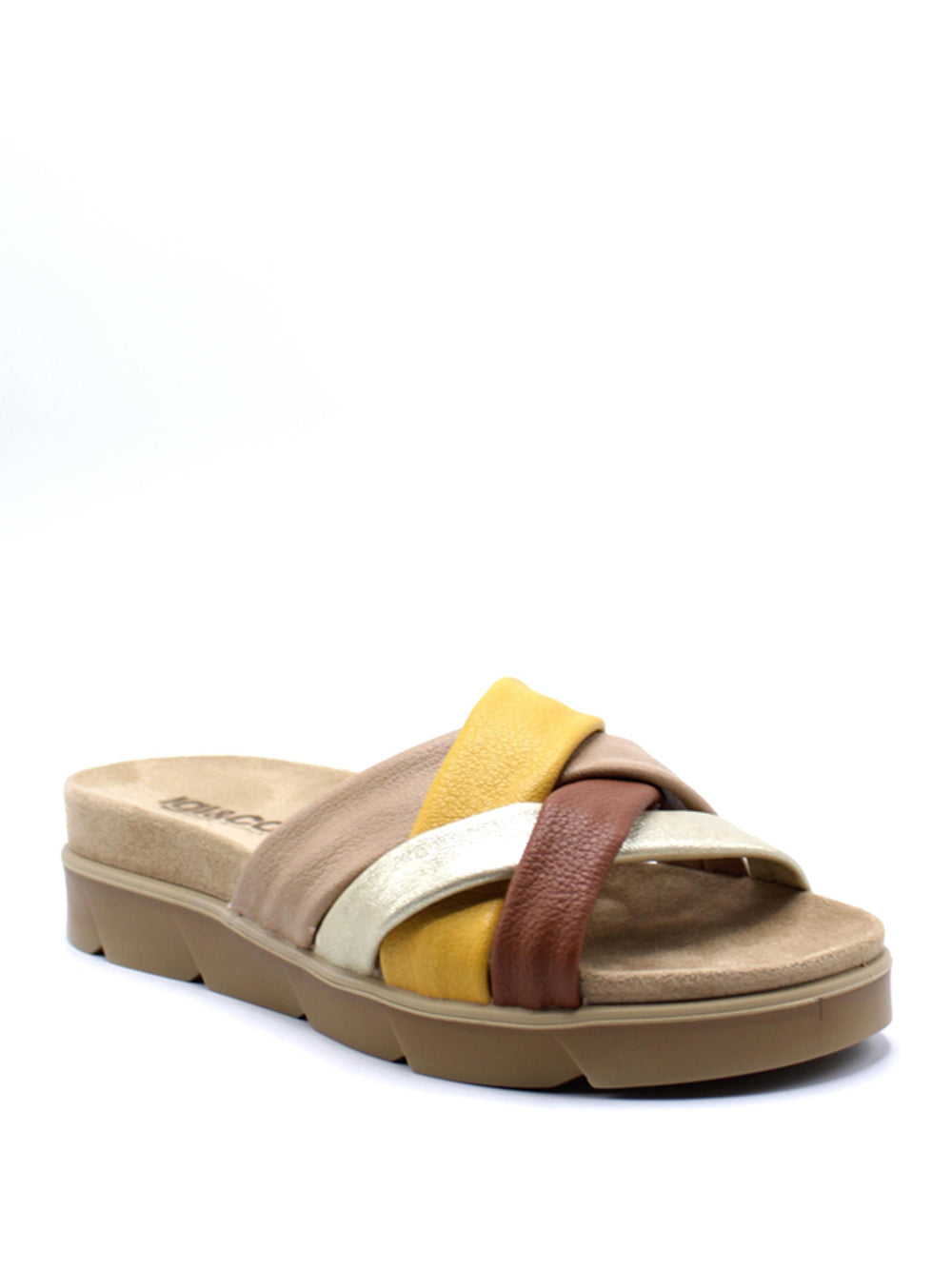 IGI&CO Sandali con zeppa Donna - Taupe/Giallo modello 7669000