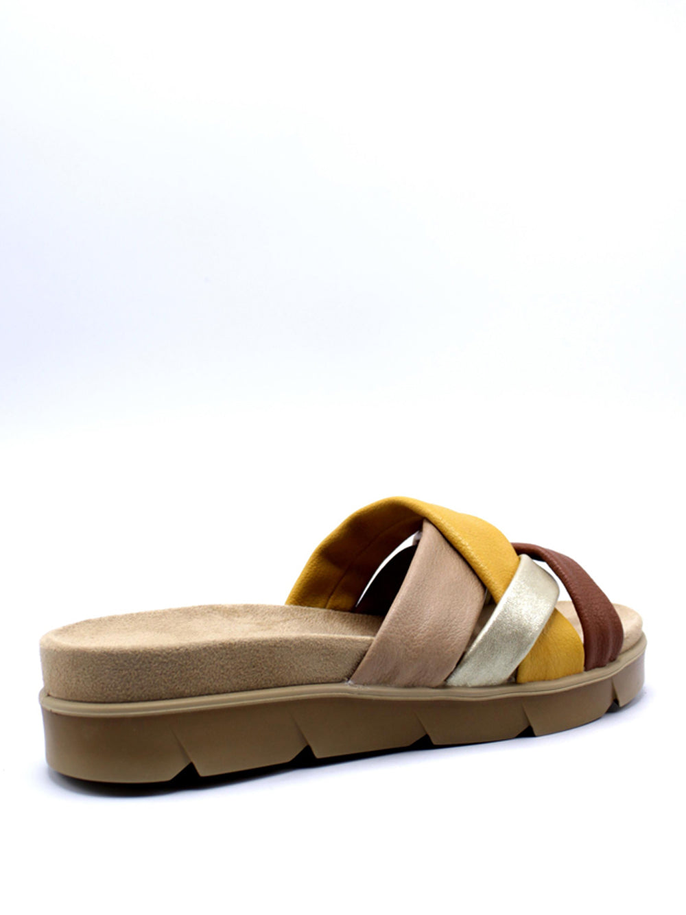 IGI&CO Sandali con zeppa Donna - Taupe/Giallo modello 7669000