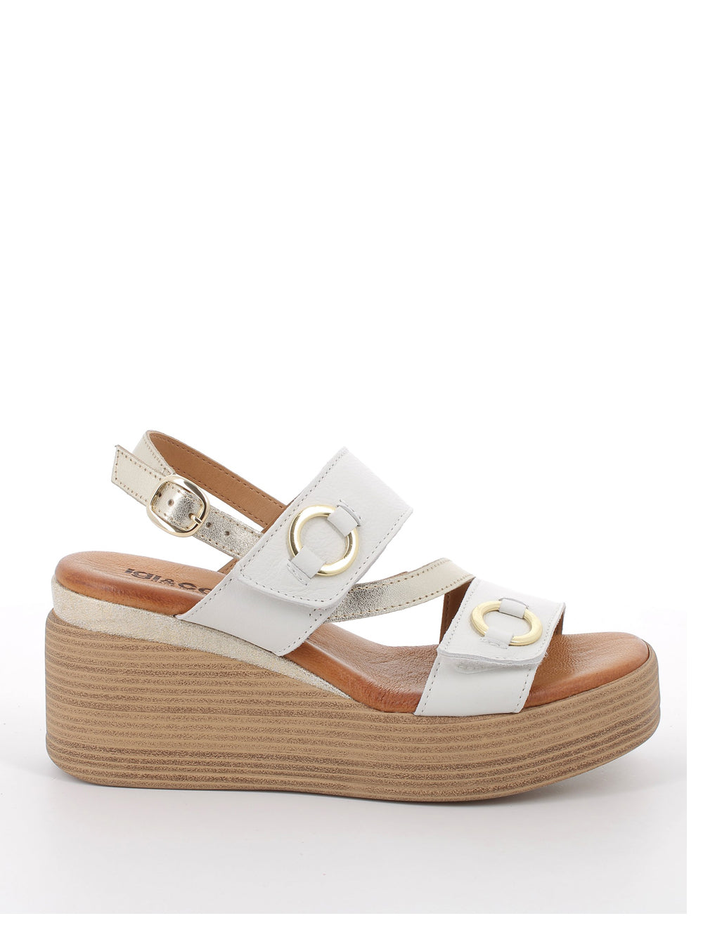 IGI&CO Sandali con zeppa Donna - Bianco/Platino modello 7689411