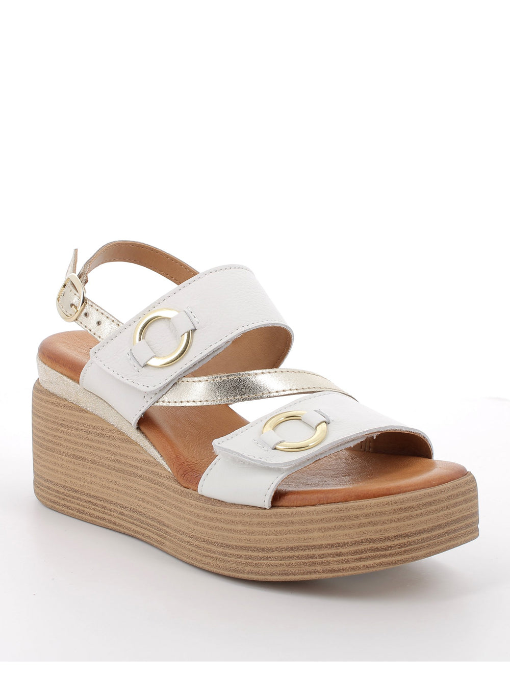 IGI&CO Sandali con zeppa Donna - Bianco/Platino modello 7689411