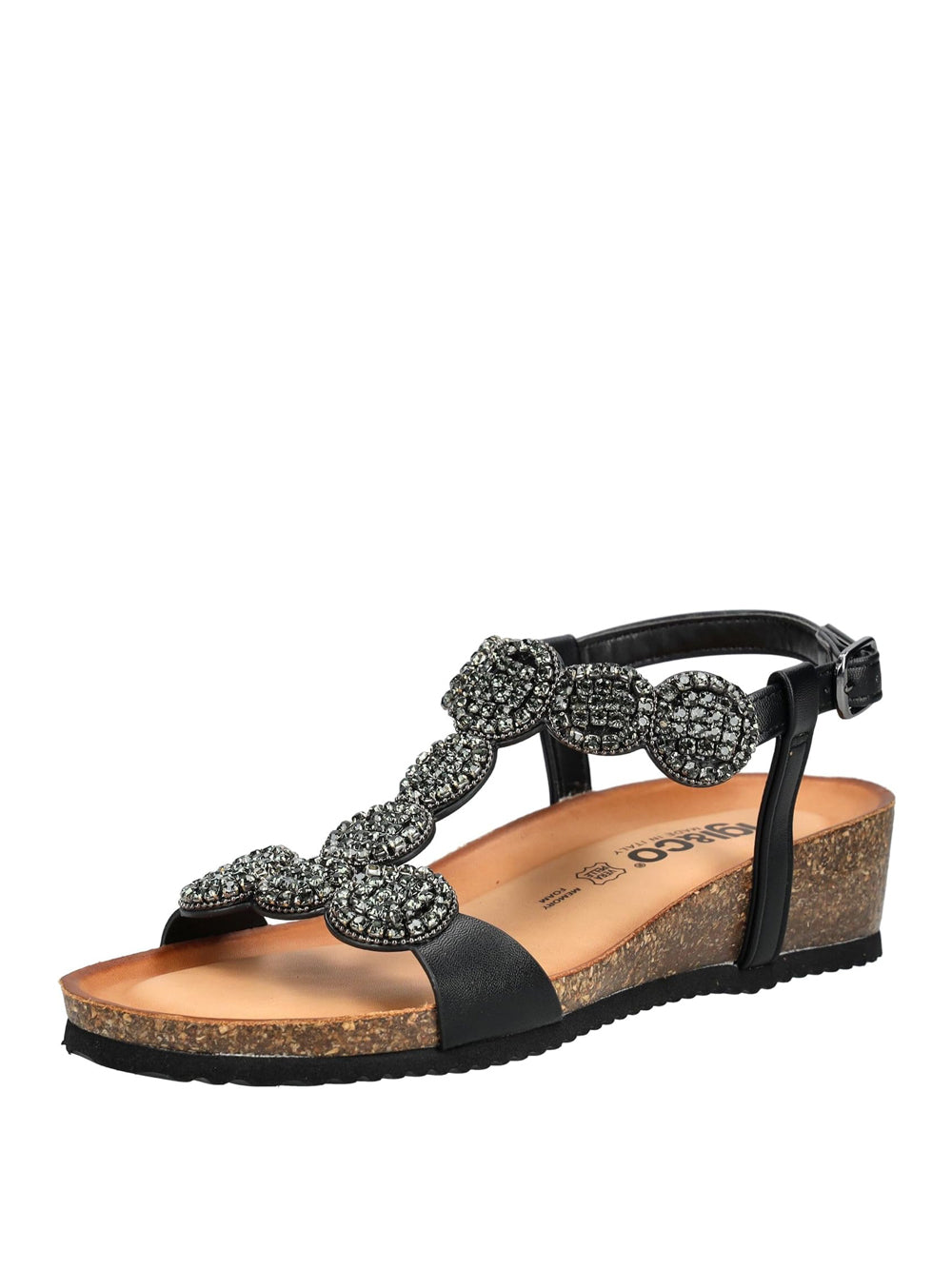 IGI&CO Sandali con zeppa Donna - Nero modello 7698100