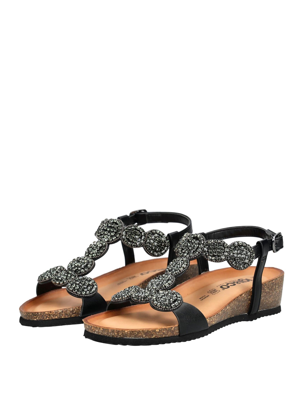 IGI&CO Sandali con zeppa Donna - Nero modello 7698100
