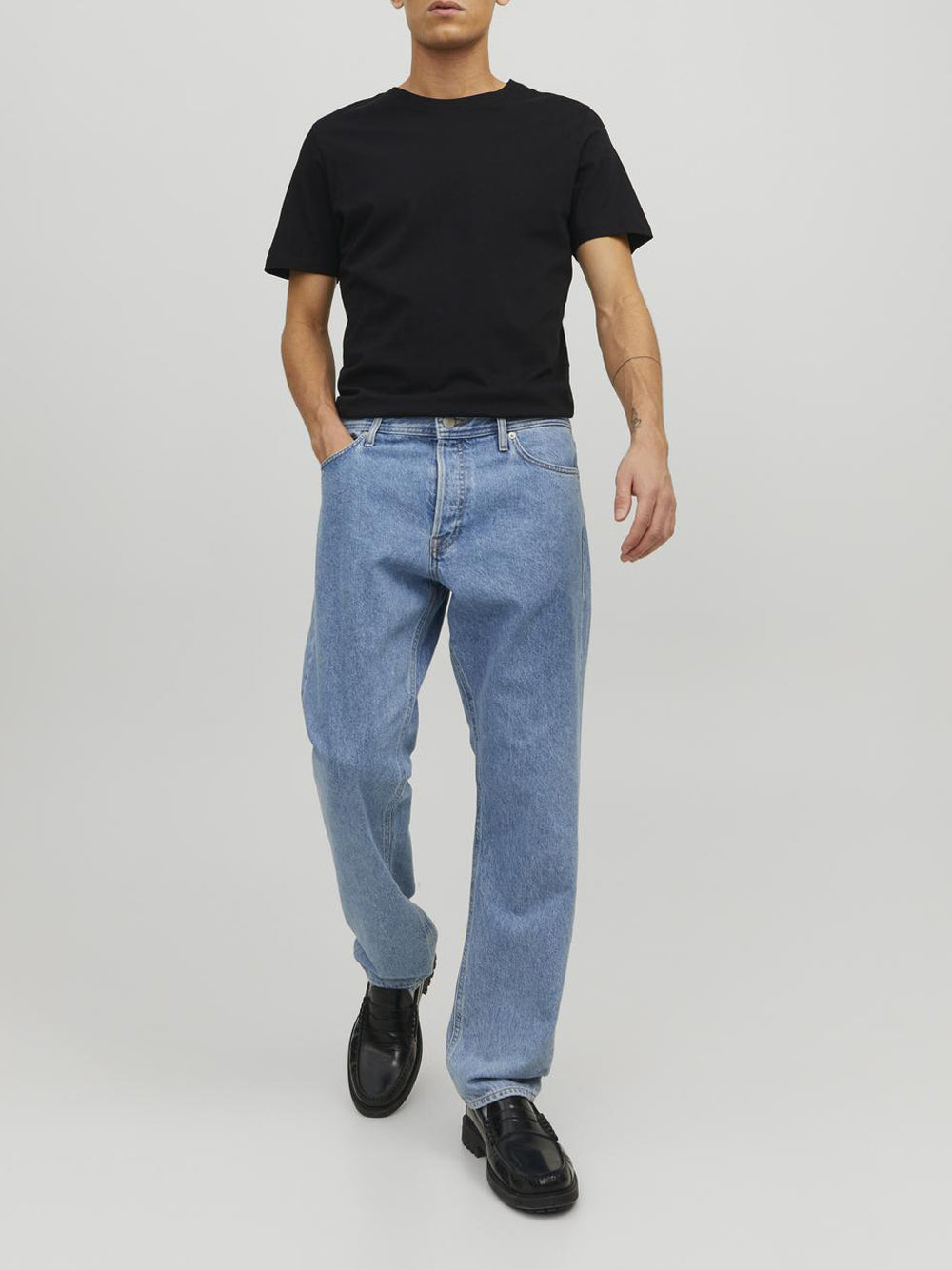 JACK&JONES T-shirt Uomo - Nero modello 12156101