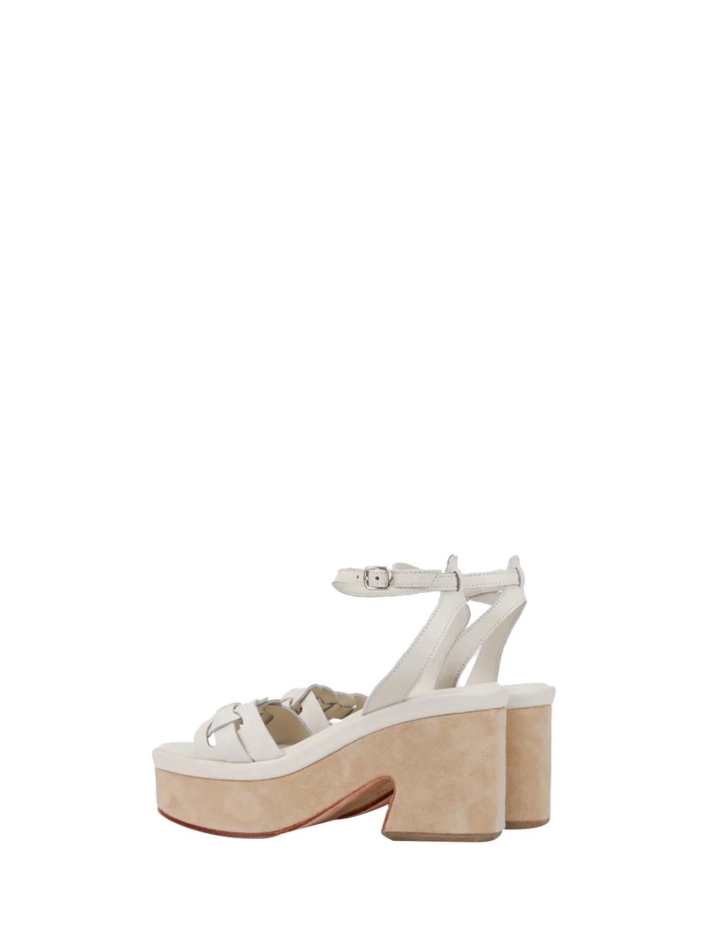 JANET&JANET Sandali con plateau Donna - Bianco modello 152