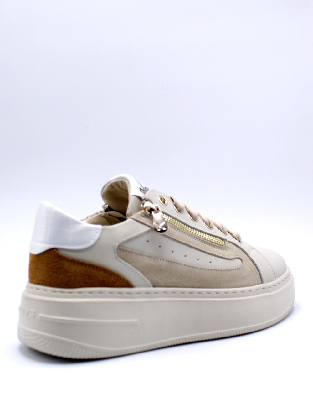 KEYS Sneakers platform Donna - Beige modello K-10522