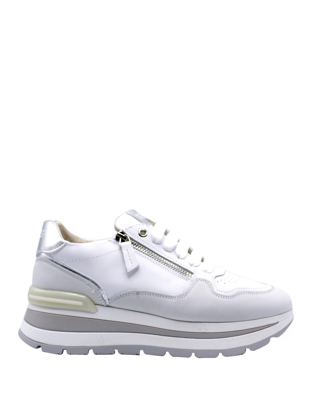 KEYS Sneakers con zeppa Donna - Bianco modello K-10572
