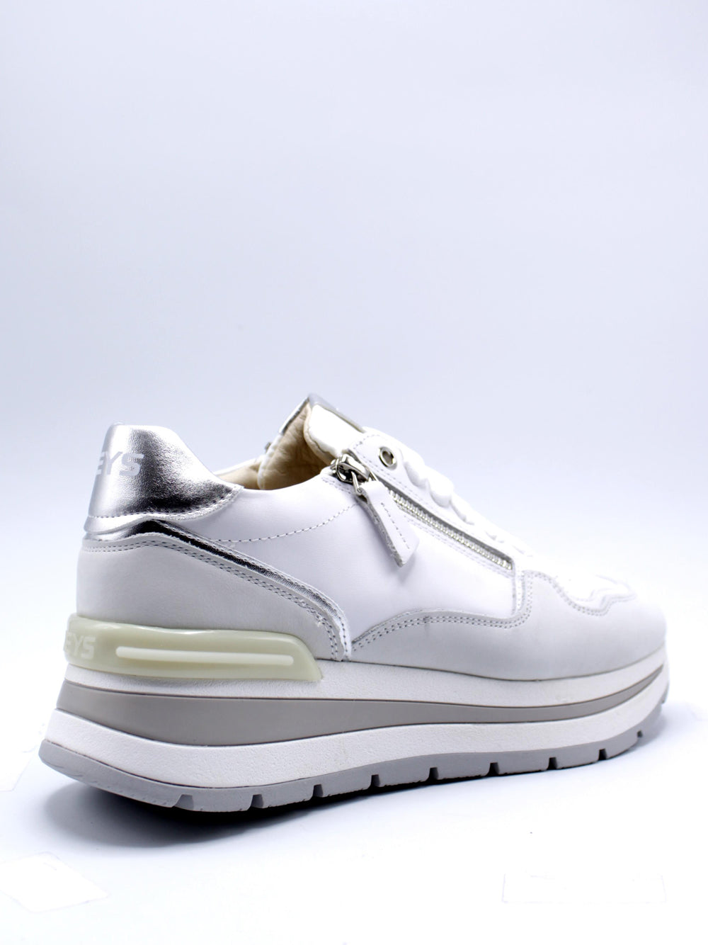 KEYS Sneakers con zeppa Donna - Bianco modello K-10572