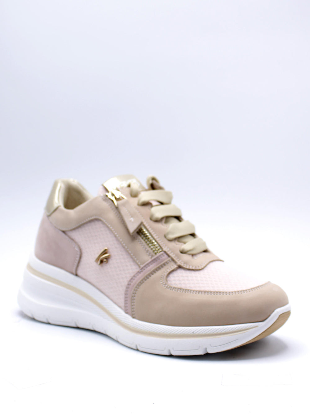 KEYS Sneakers con zeppa Donna - Beige modello K-10600