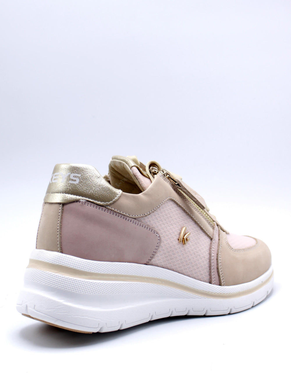 KEYS Sneakers con zeppa Donna - Beige modello K-10600