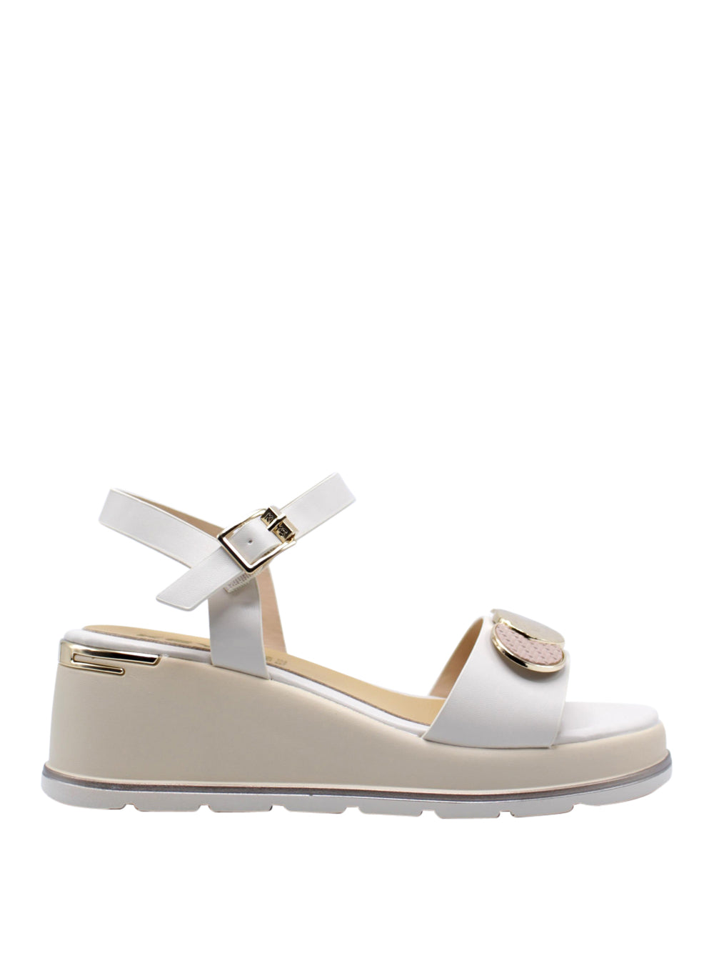 KEYS Sandali con zeppa Donna - Beige modello K-11001