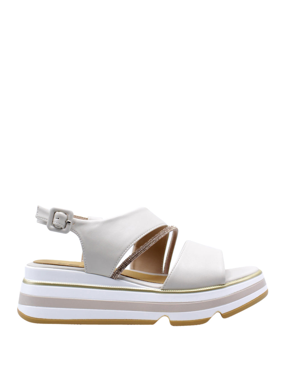 KEYS Sandali con zeppa Donna - Bianco modello K-11010