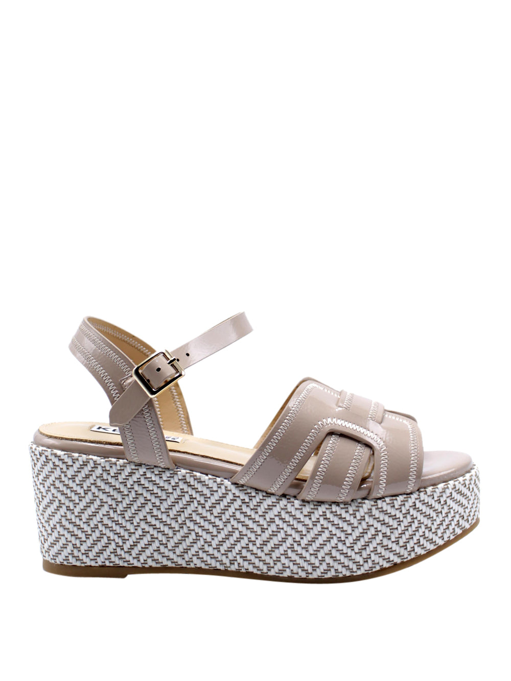 KEYS Sandali con zeppa Donna - Beige modello K-11081