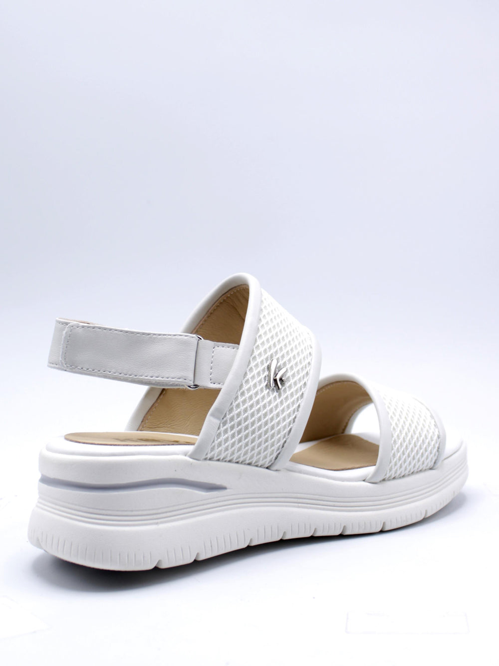 KEYS Sandali con zeppa Donna - Bianco modello K-11111
