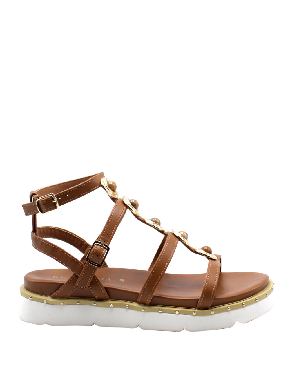 KHARISMA Sandali platform Donna - Marrone modello 9307