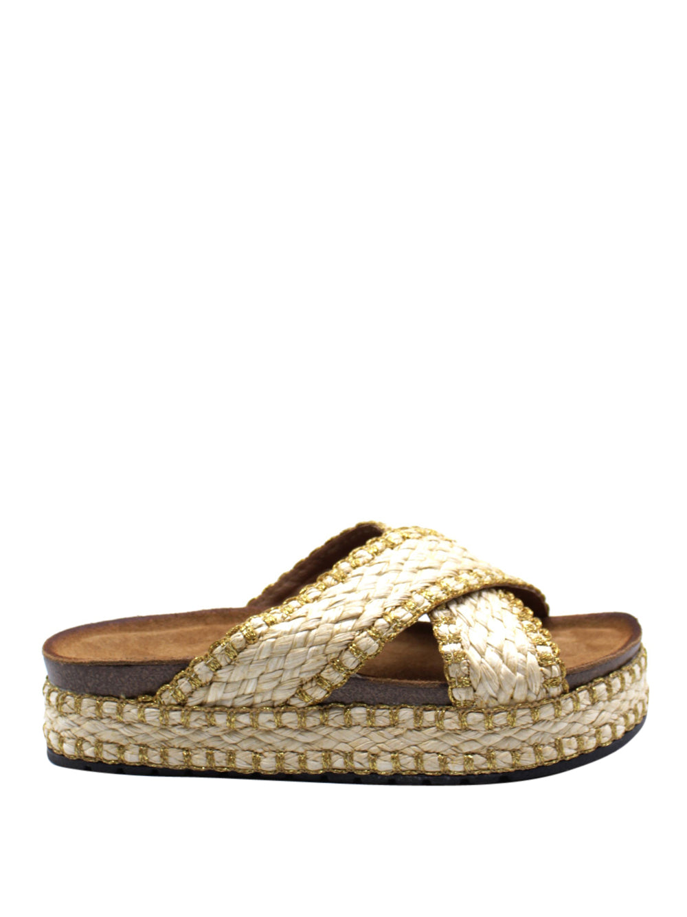 KHARISMA Sandali platform Donna - Beige modello 9422