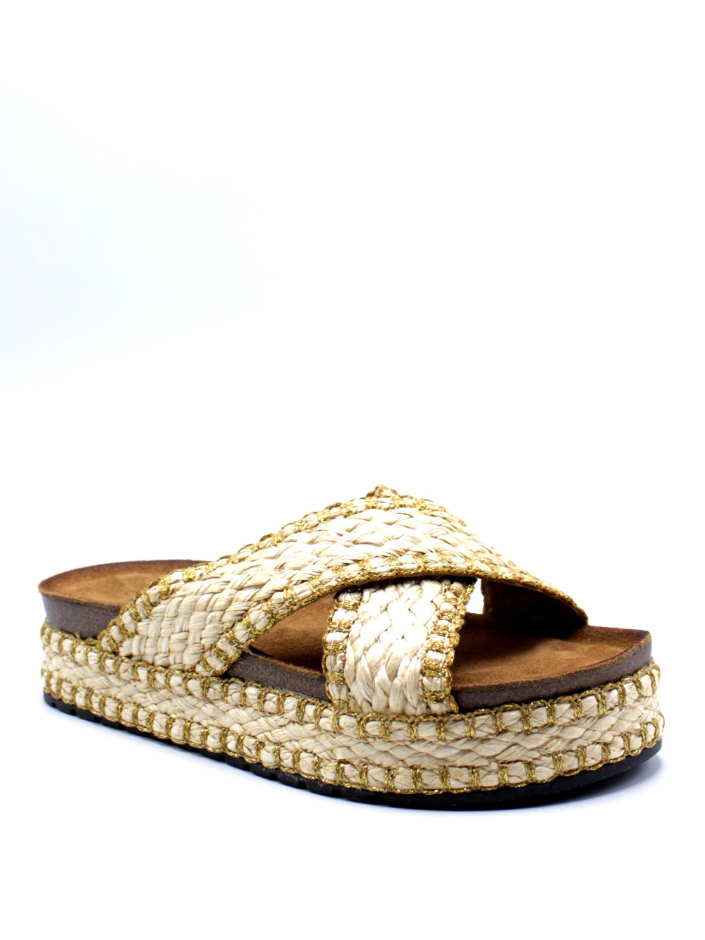 KHARISMA Sandali platform Donna - Beige modello 9422