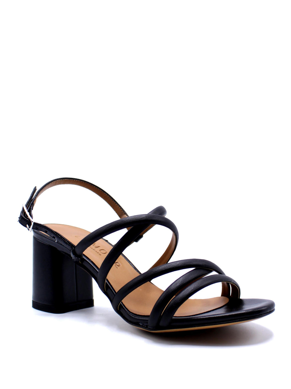 L'AMOUR Sandali con tacco Donna - Nero modello L325