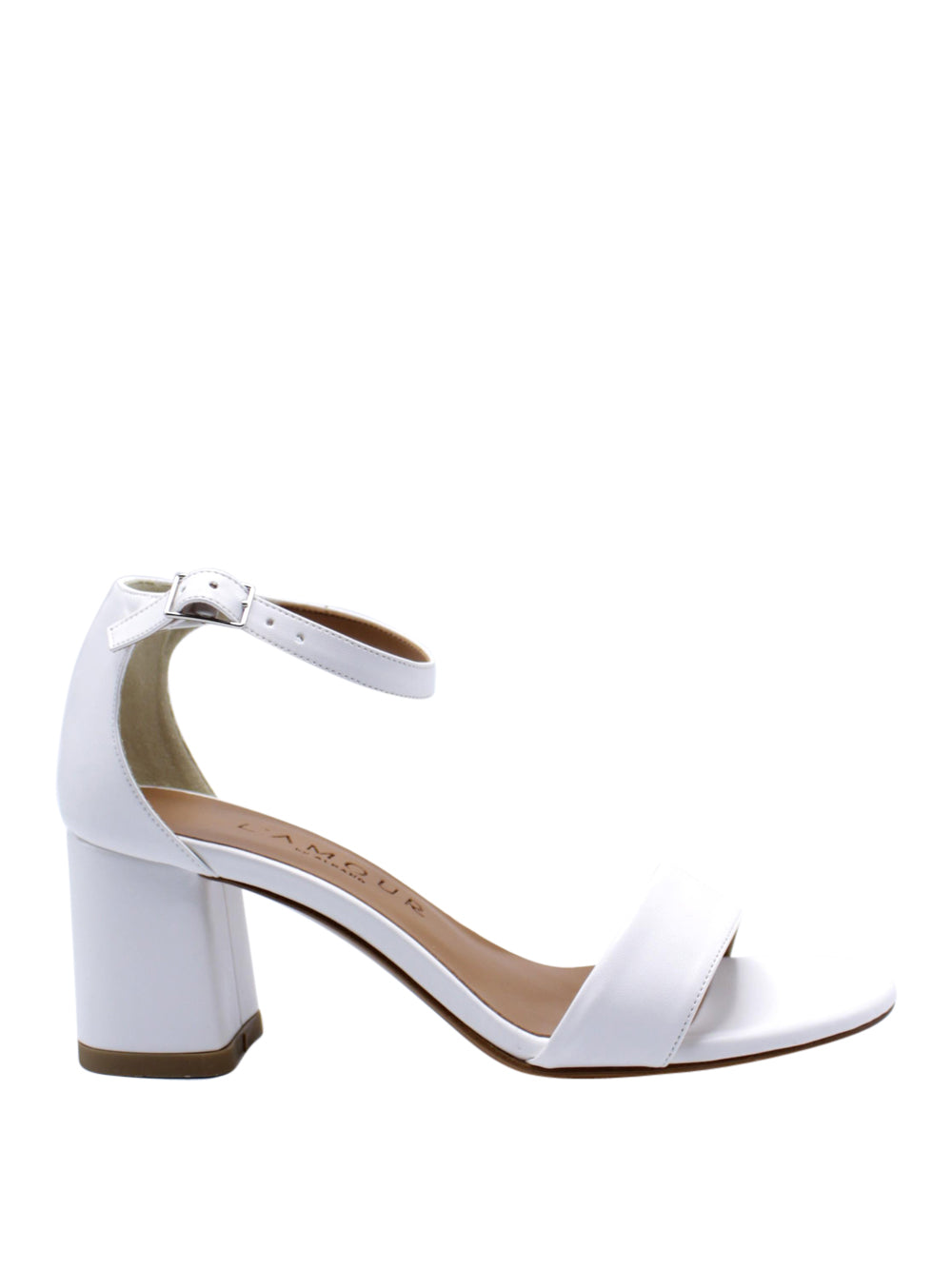 L'AMOUR Sandali con tacco Donna - Bianco modello L328