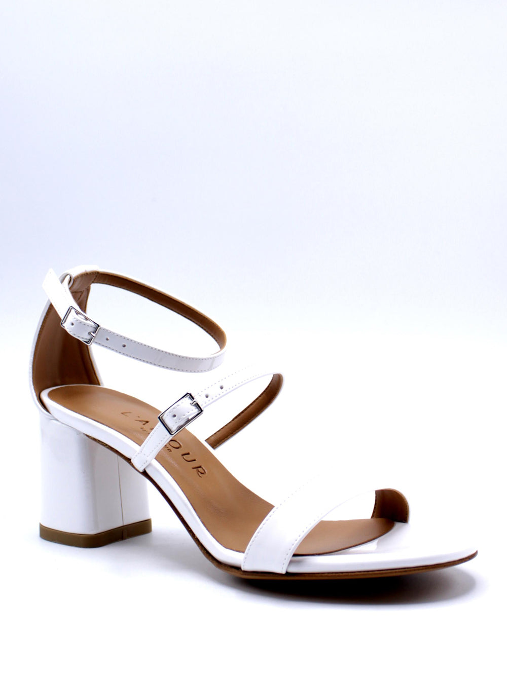 L'AMOUR Sandali con tacco Donna - Bianco modello L337