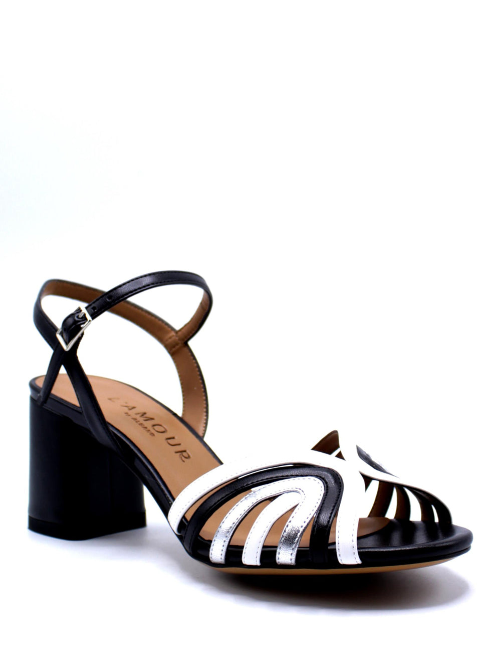 L'AMOUR Sandali con tacco Donna - Nero modello L338