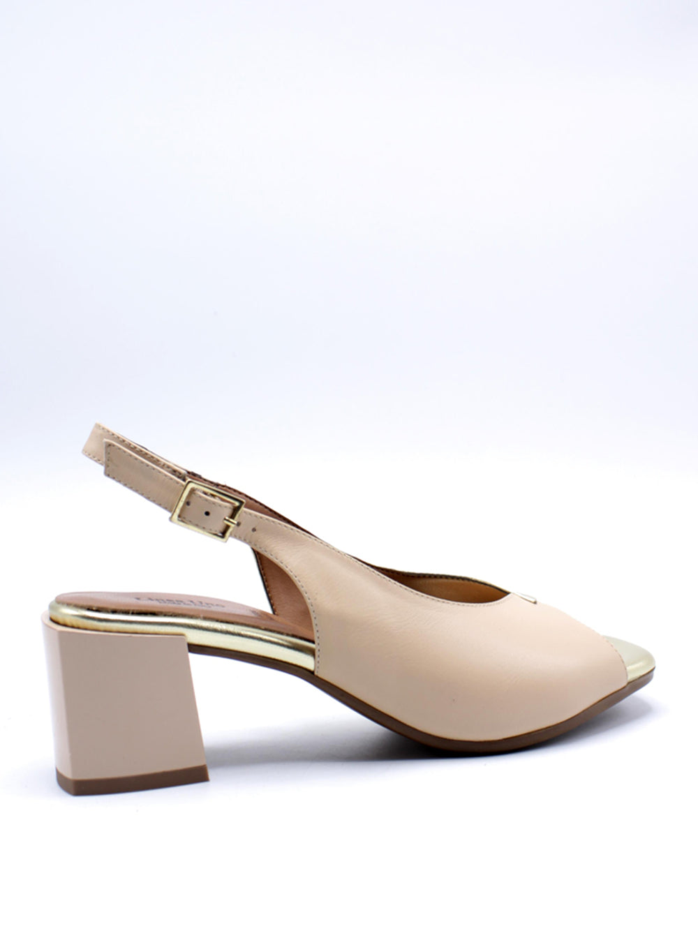 LINEA UNO Sandali sling back Donna - Nude modello F2297