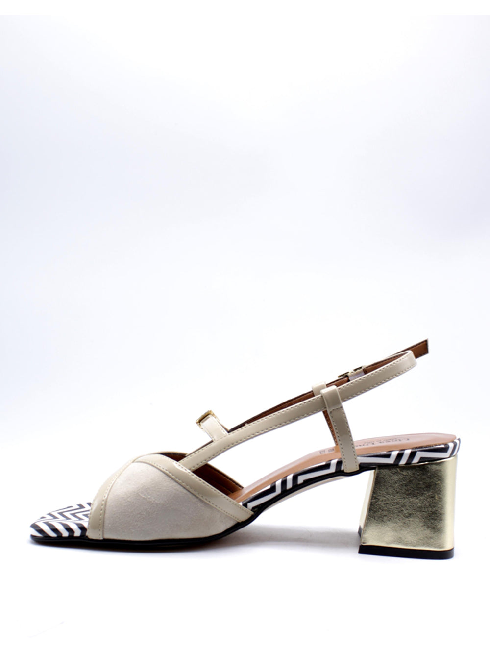 LINEA UNO Sandali con tacco Donna - Crema modello K533