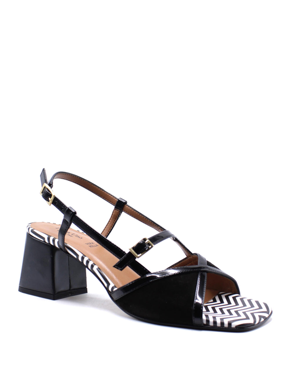 LINEA UNO Sandali con tacco Donna - Nero modello K533