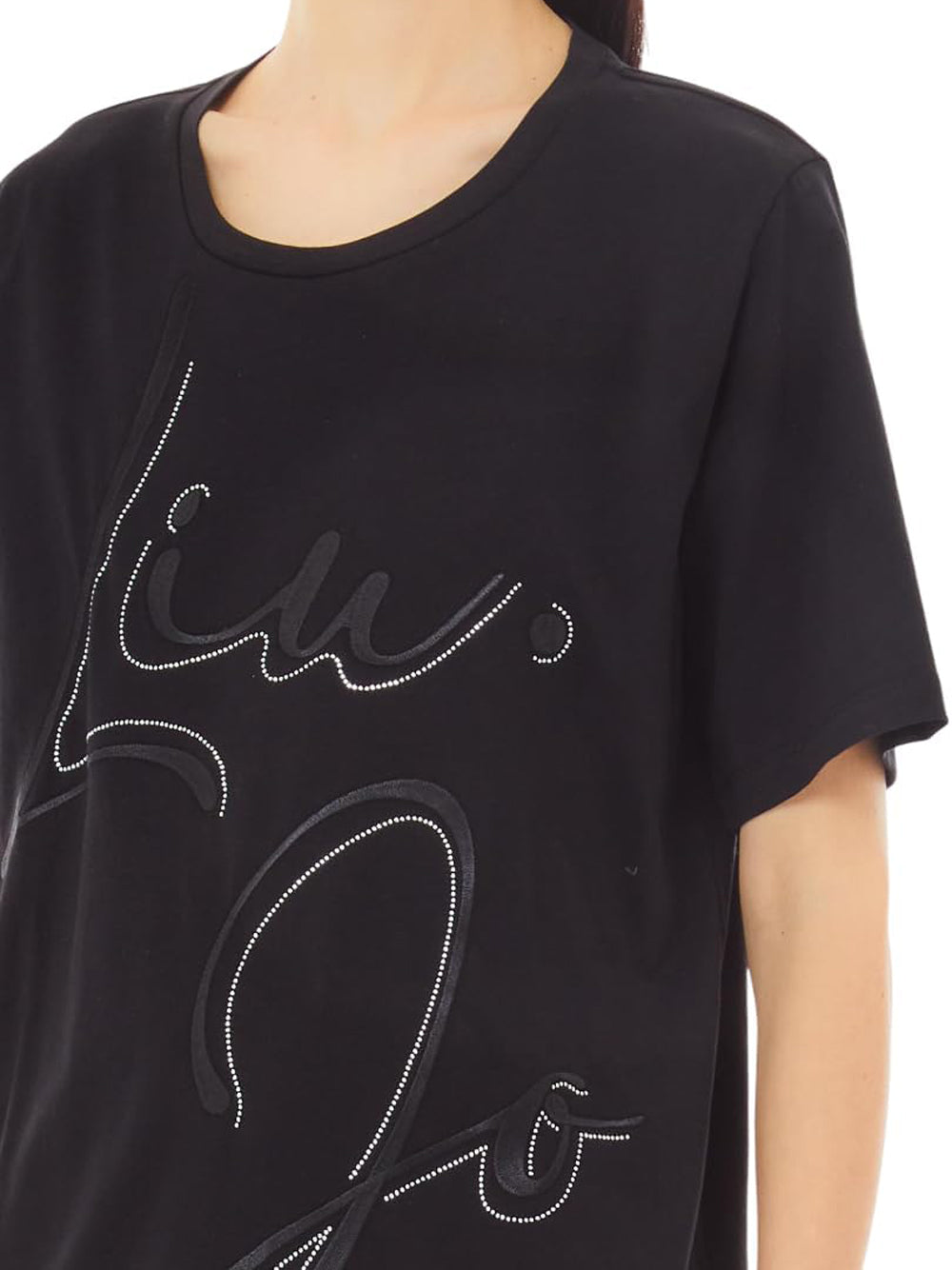 LIU.JO T-shirt Donna - Nero modello TA5174JS923