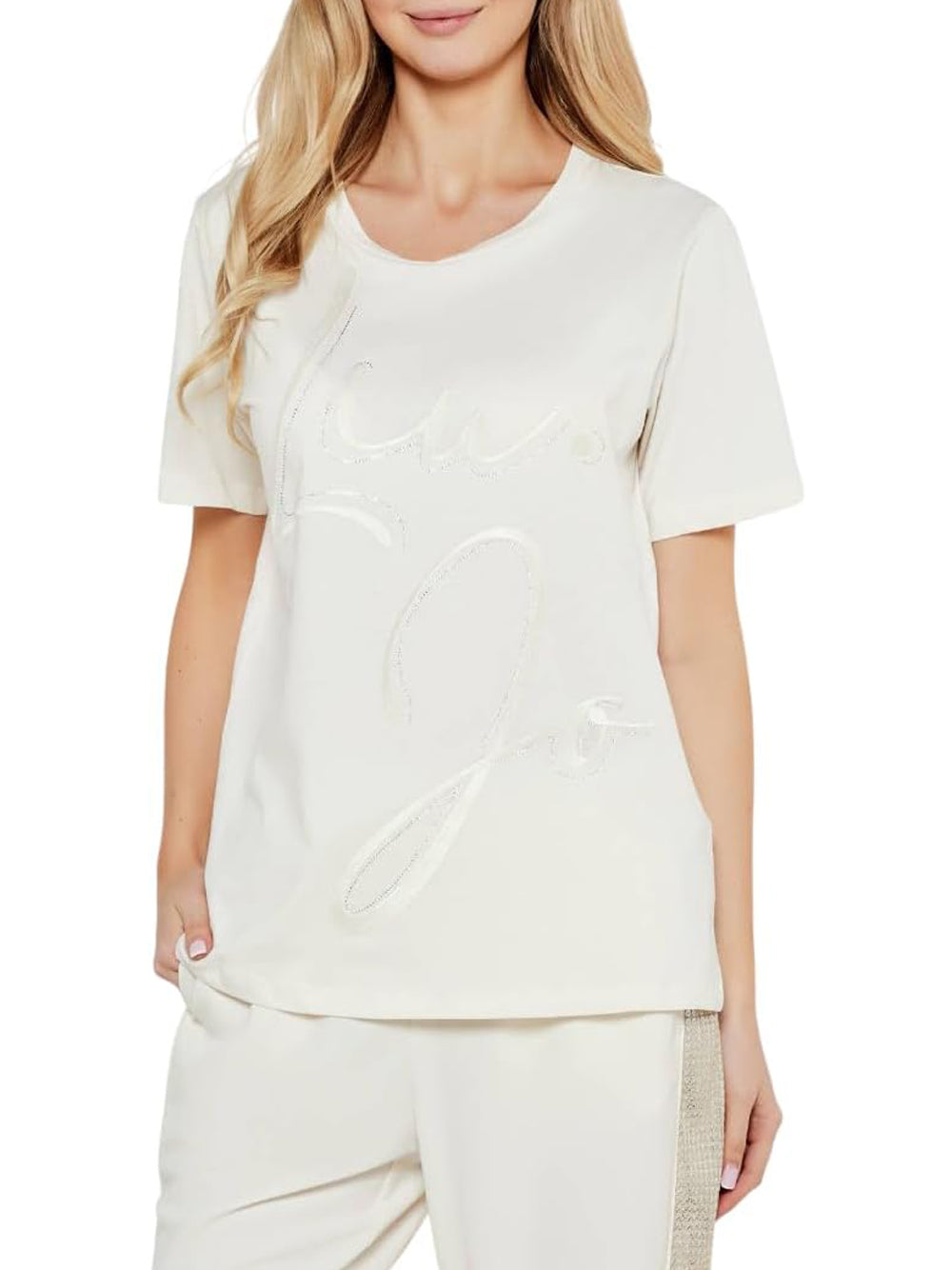 LIU.JO T-shirt Donna - Bianco modello TA5174JS923