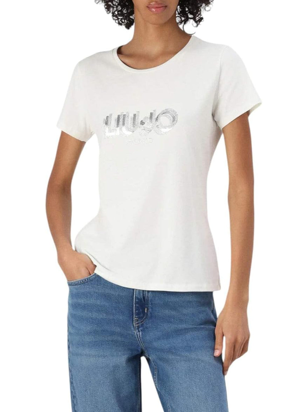 LIU.JO T-shirt Donna - Bianco modello TA5214JS003