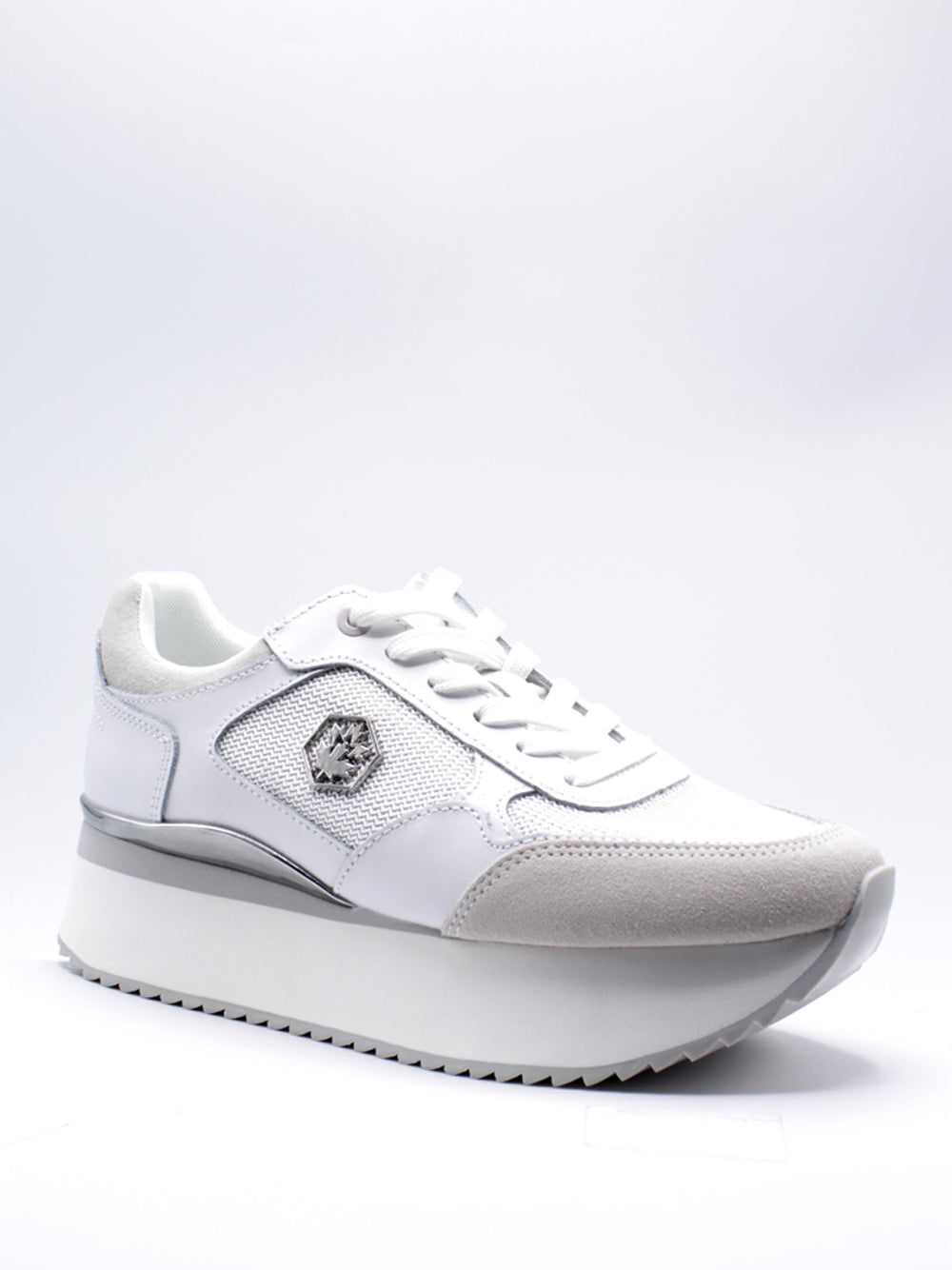 LUMBERJACK Sneakers platform Donna - Bianco modello SWI0312-005
