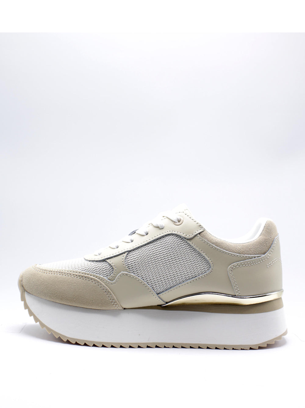 LUMBERJACK Sneakers platform Donna - Beige modello SWI0312-005