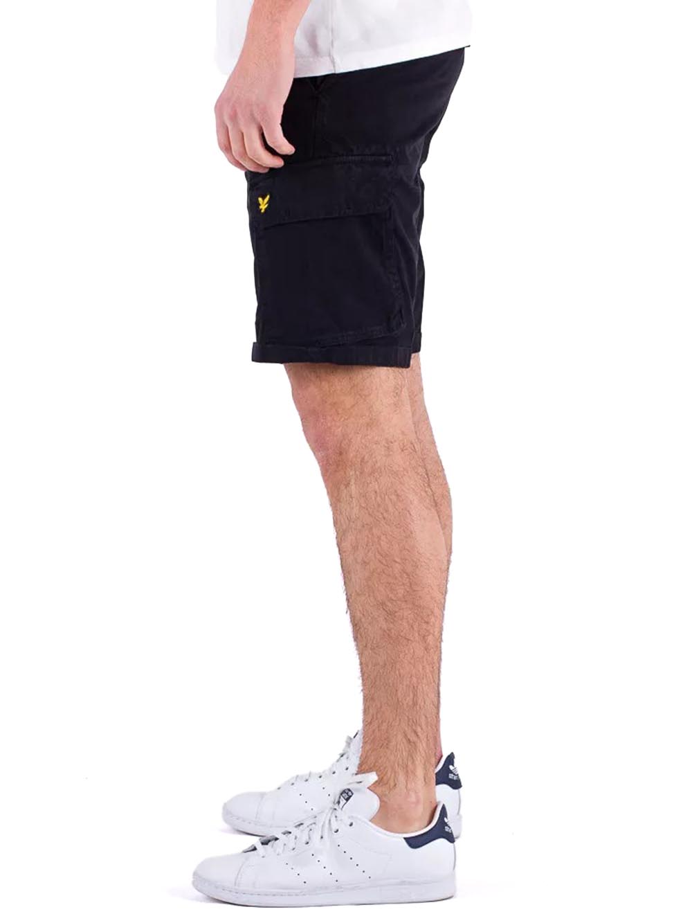 LYLE & SCOTT Bermuda Cargo Uomo - Nero modello SH1816ITA