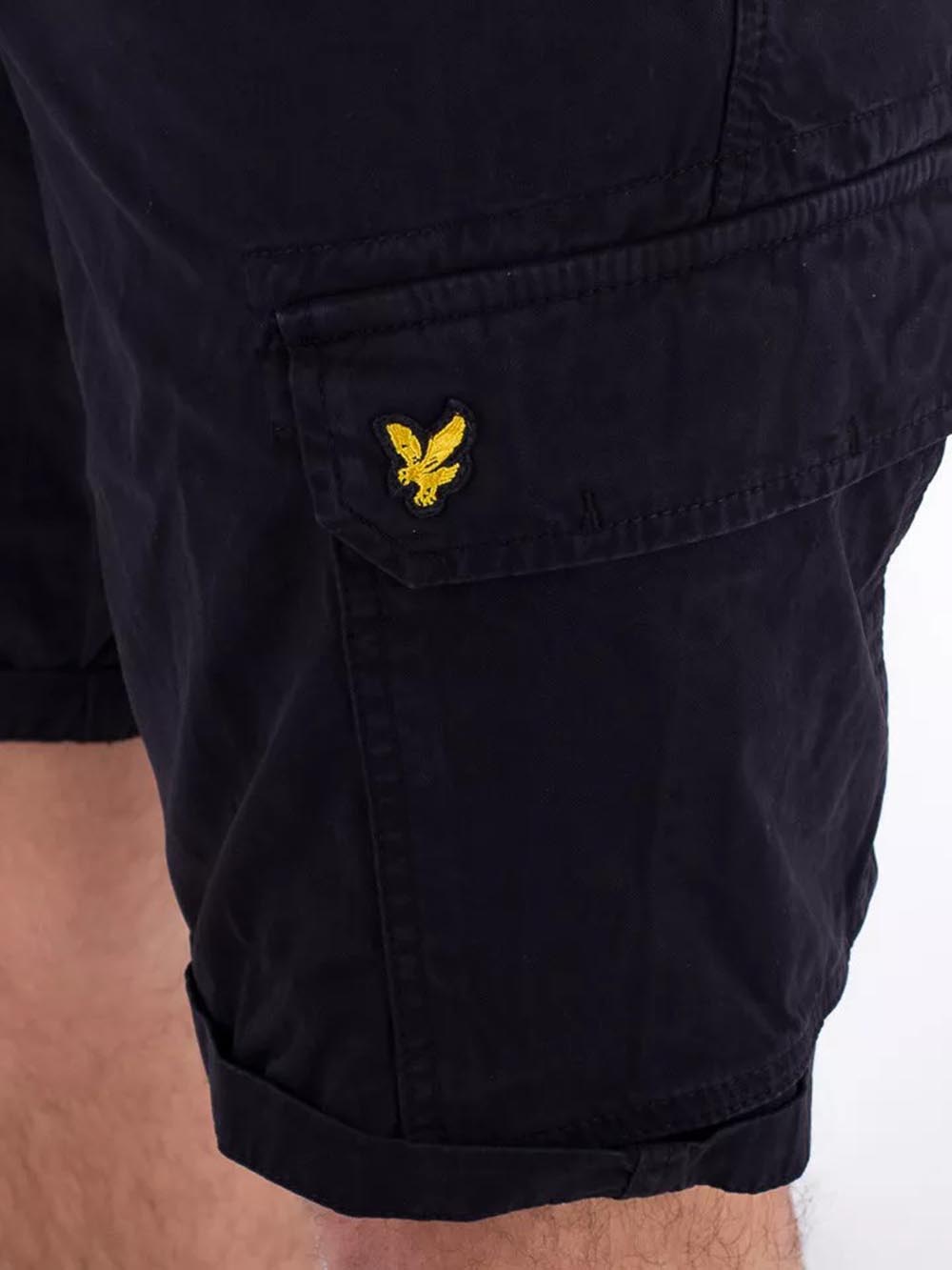 LYLE & SCOTT Bermuda Cargo Uomo - Nero modello SH1816ITA