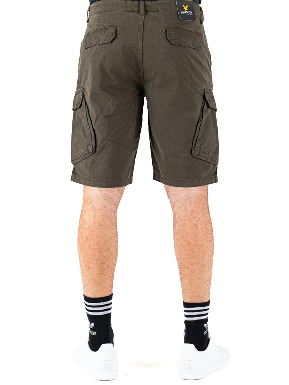 LYLE & SCOTT Bermuda Cargo Uomo - Military Green modello SH1816ITA