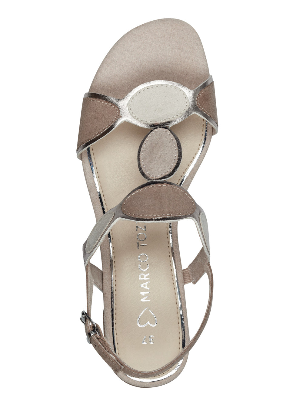 MARCO TOZZI Sandali con tacco Donna - Nude modello 28230