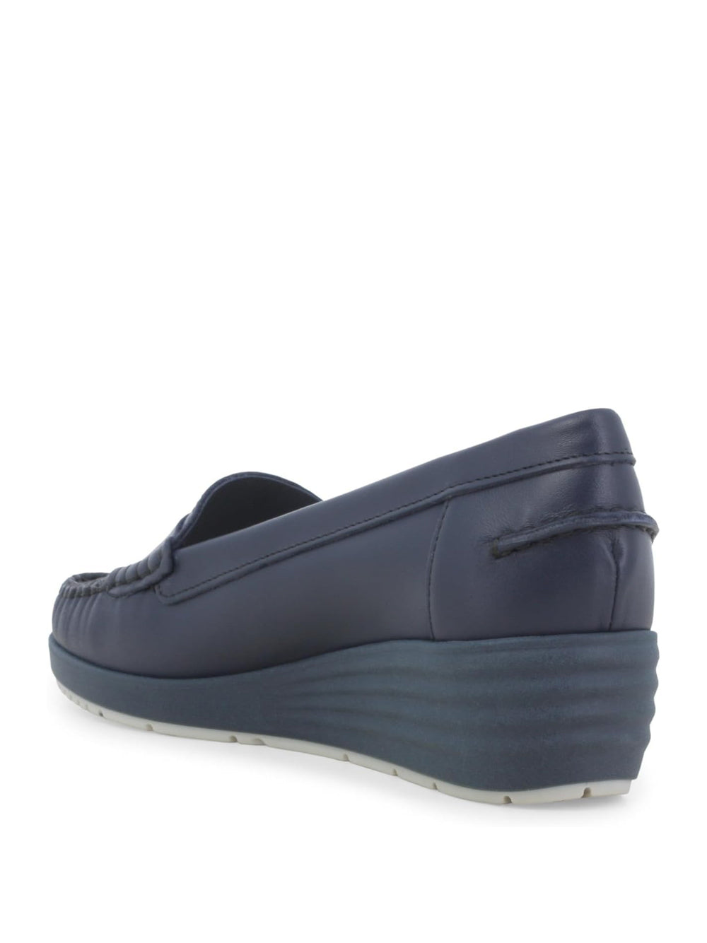 MELLUSO Mocassini con zeppa Donna - Blu modello 01028Z