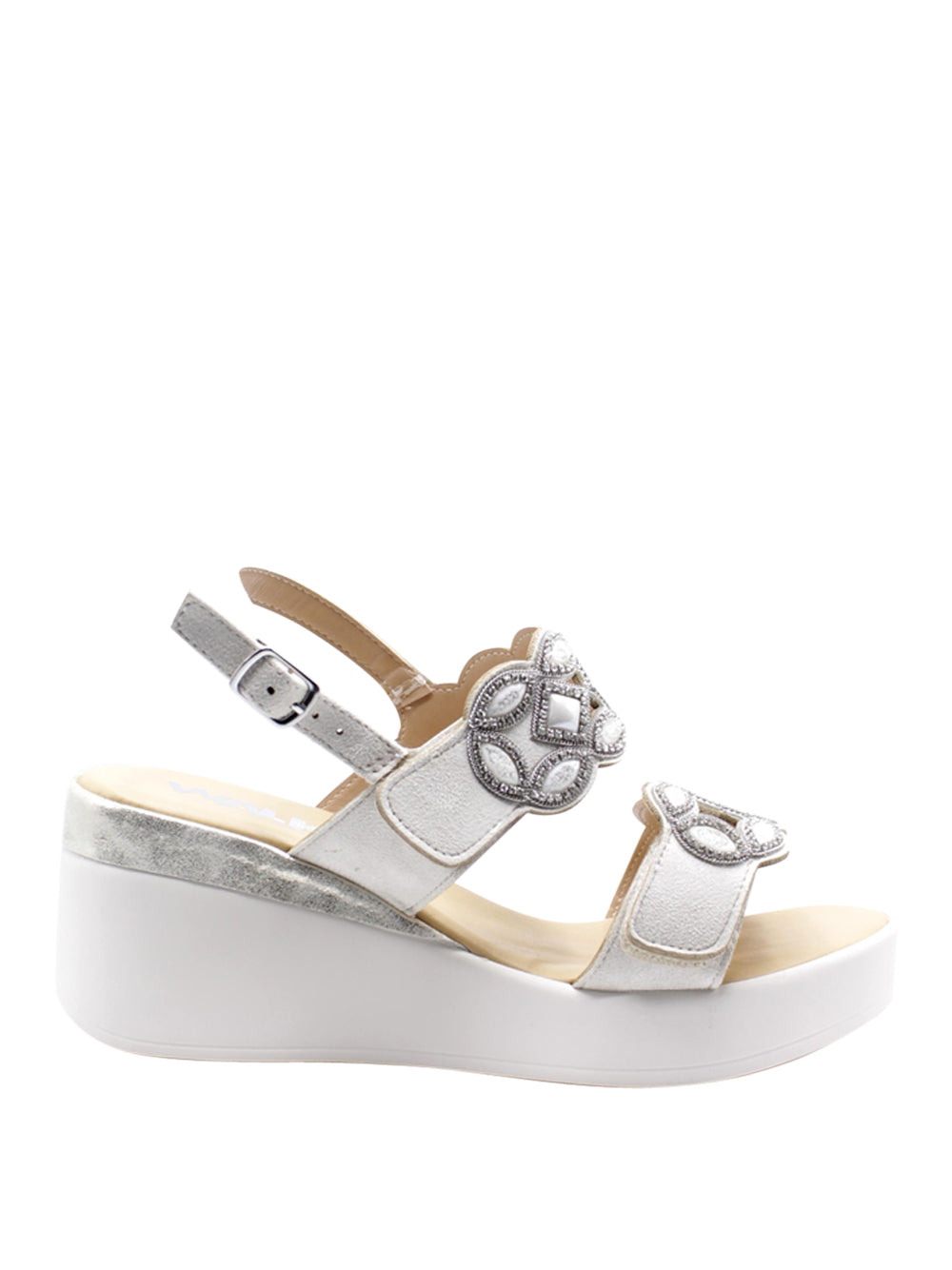 MELLUSO Sandali con zeppa Donna - Bianco modello 019255