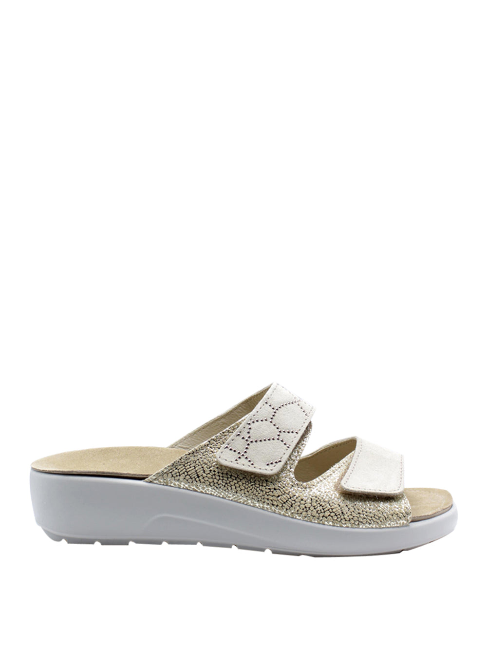 MELLUSO Ciabatte con strappi Donna - Beige modello Q60238