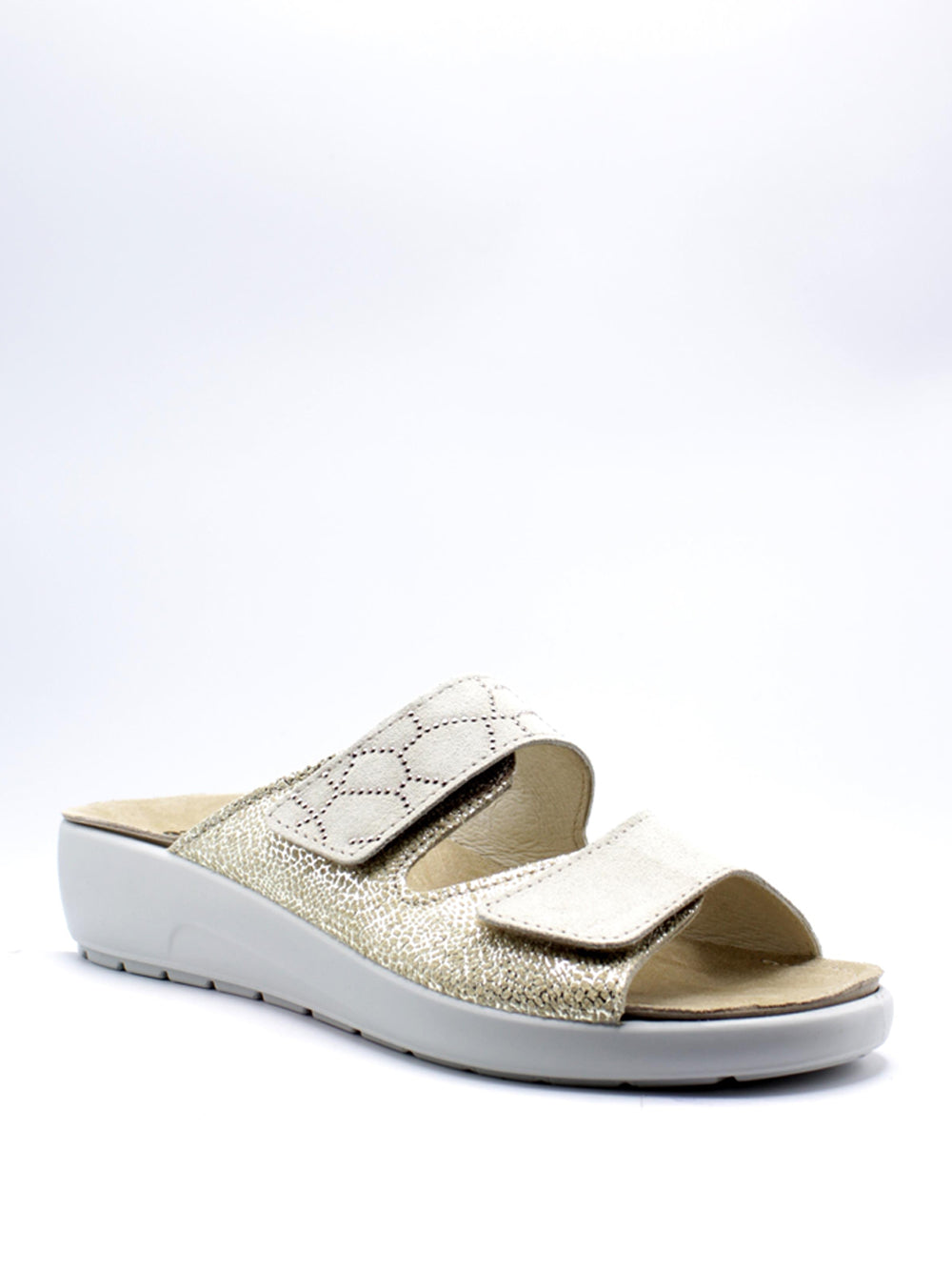 MELLUSO Ciabatte con strappi Donna - Beige modello Q60238